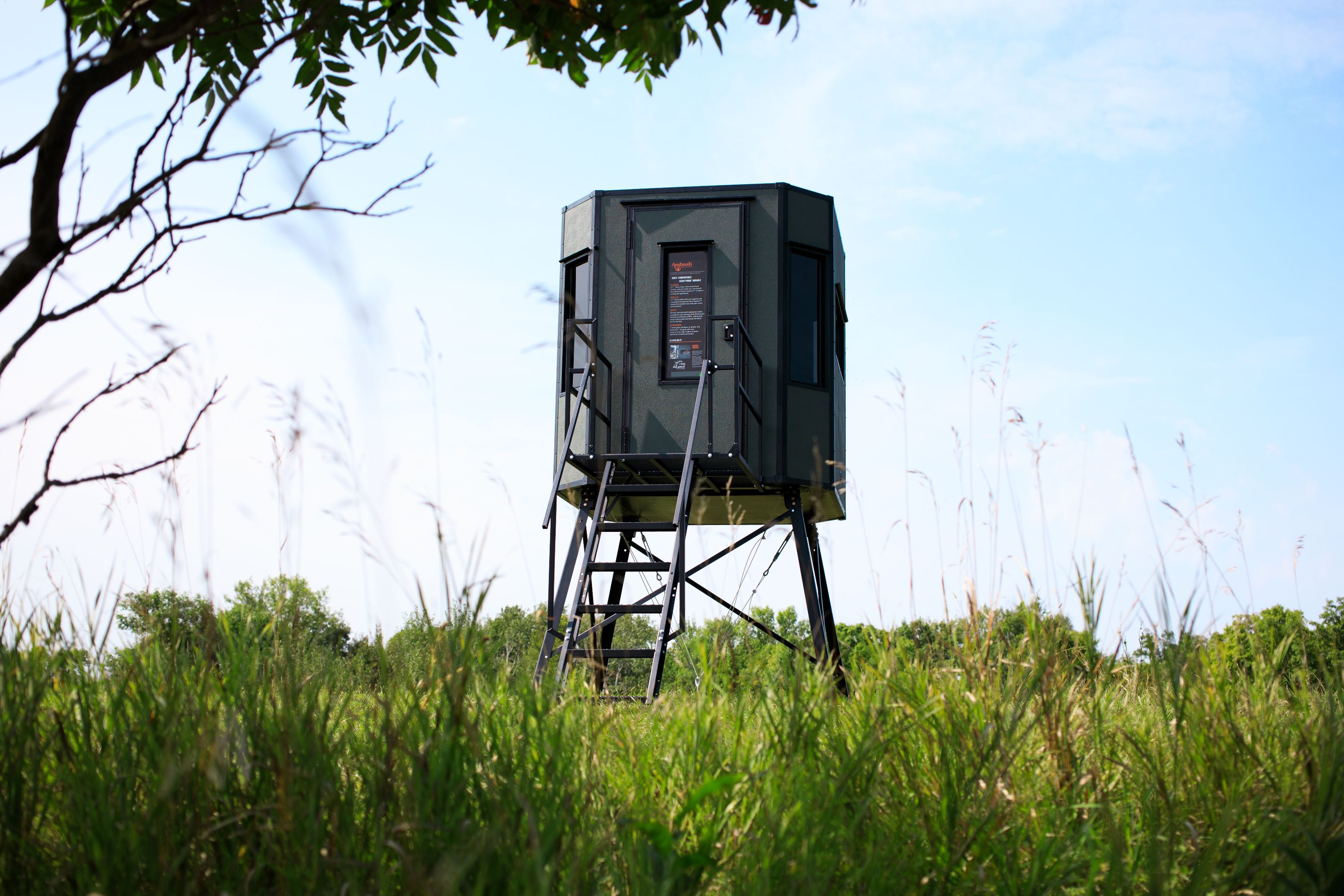 Ambush Stalker Hunting Blind with Elevation Kit