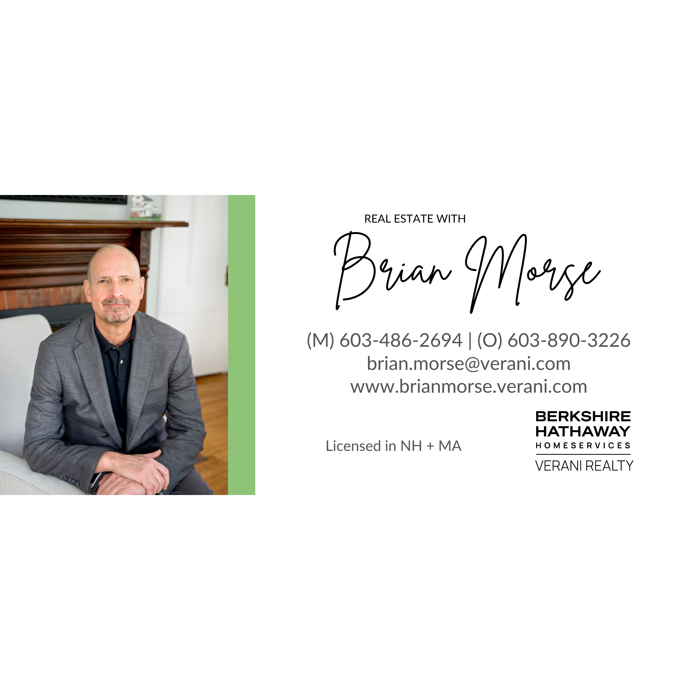 Brian Morse - Real Estate Agent - Licensed in NH & MA