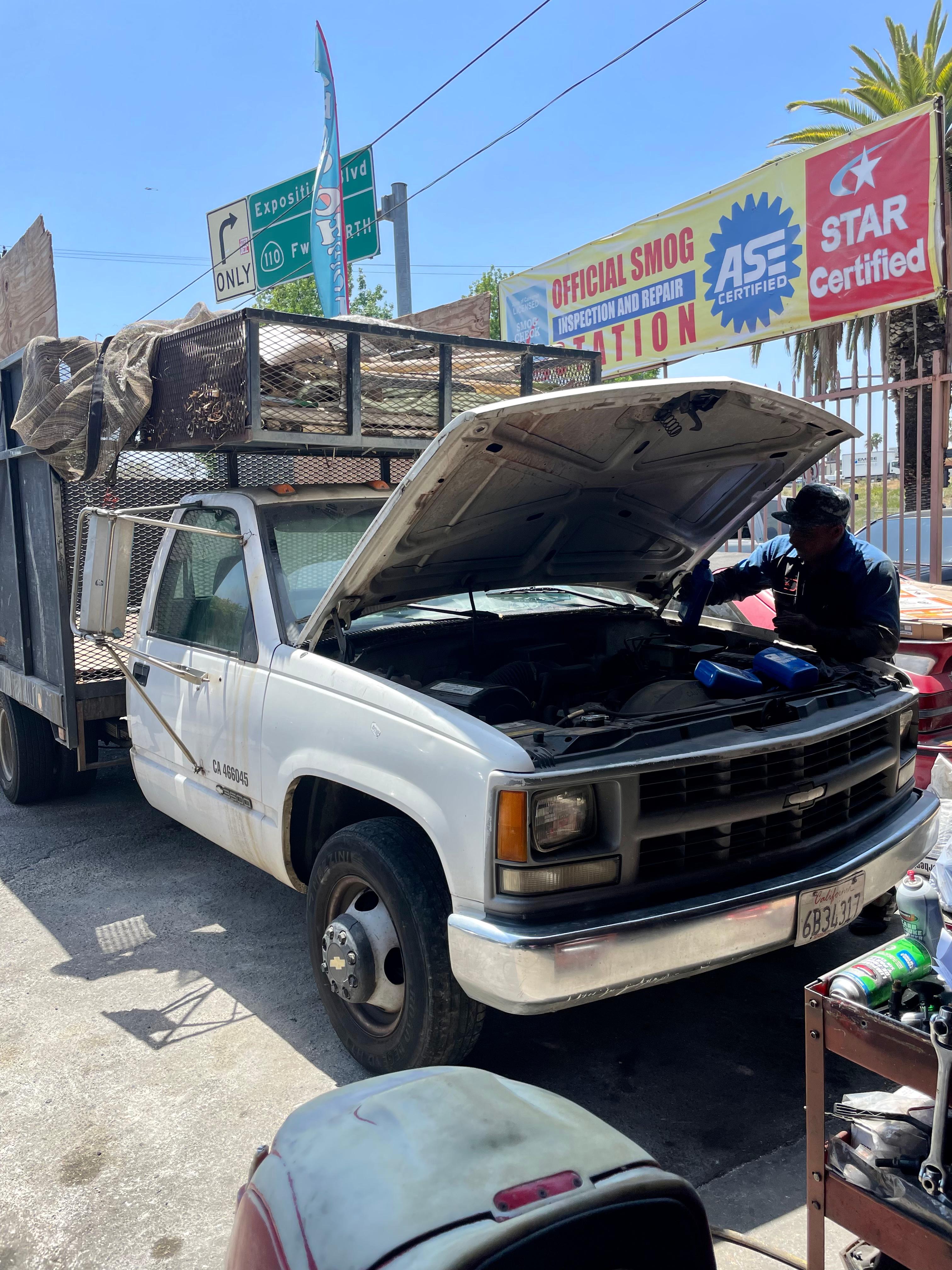 Smog Emissions Check Station Automotive Repair Shop