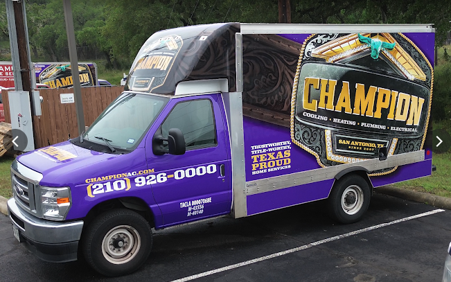 Champion Home Services truck