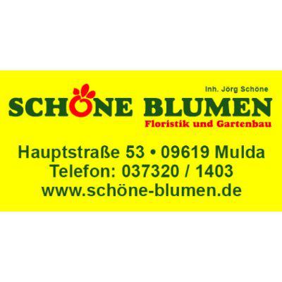 Schöne Blumen Floristik & Gartenbau in Mulda in Sachsen - Logo