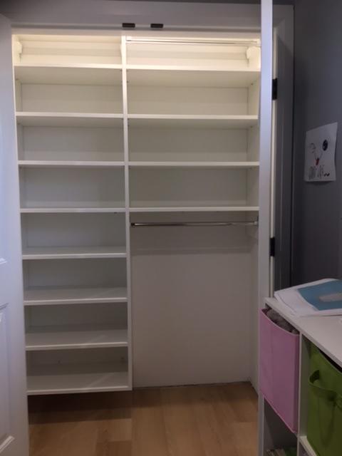 Adjustable Shelves and Short Hang The Tailored Closet of Vernon Vernon (250)712-4621