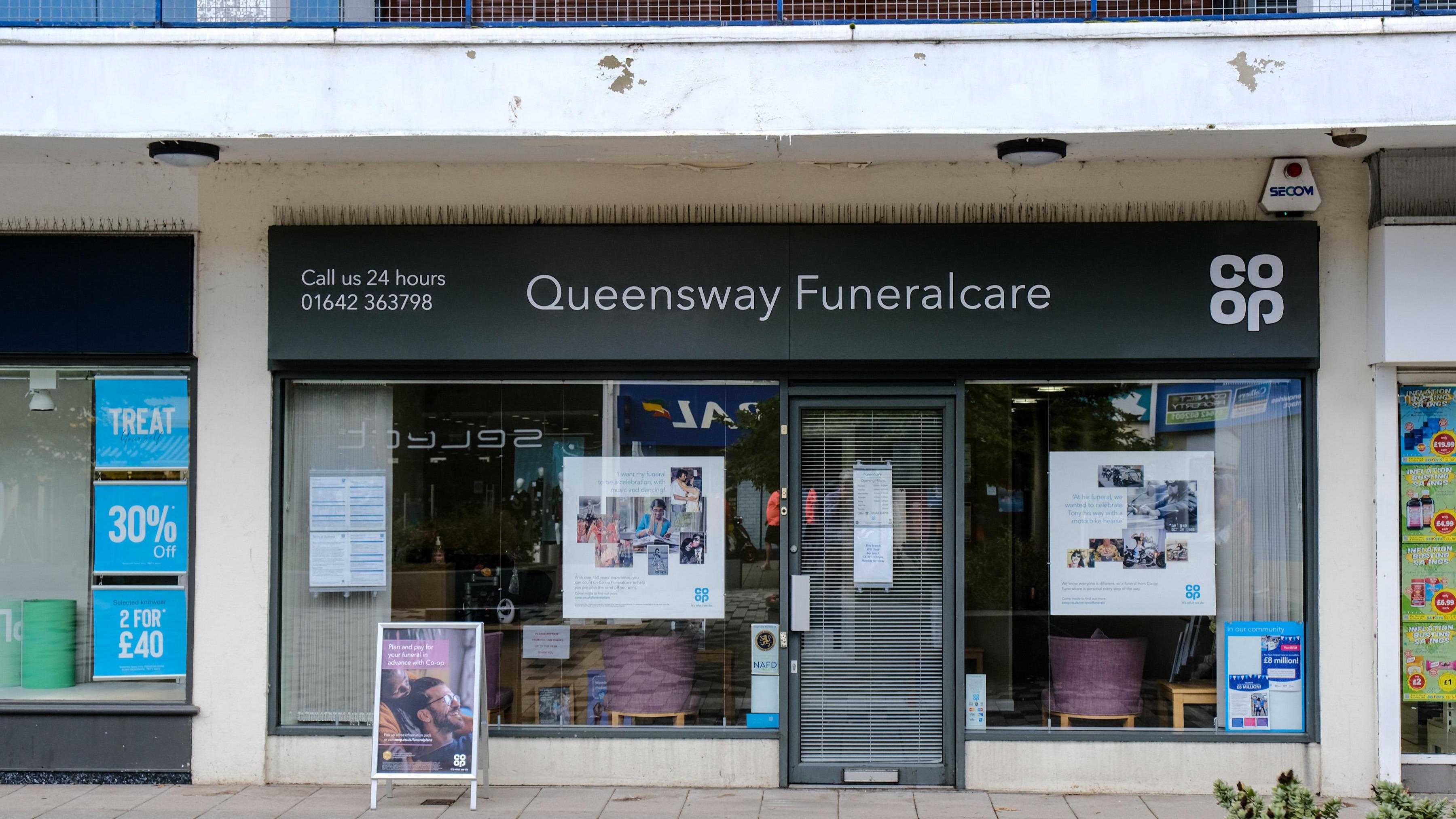 Queensway Funeralcare Billingham Queensway Funeralcare Billingham 01642 363798