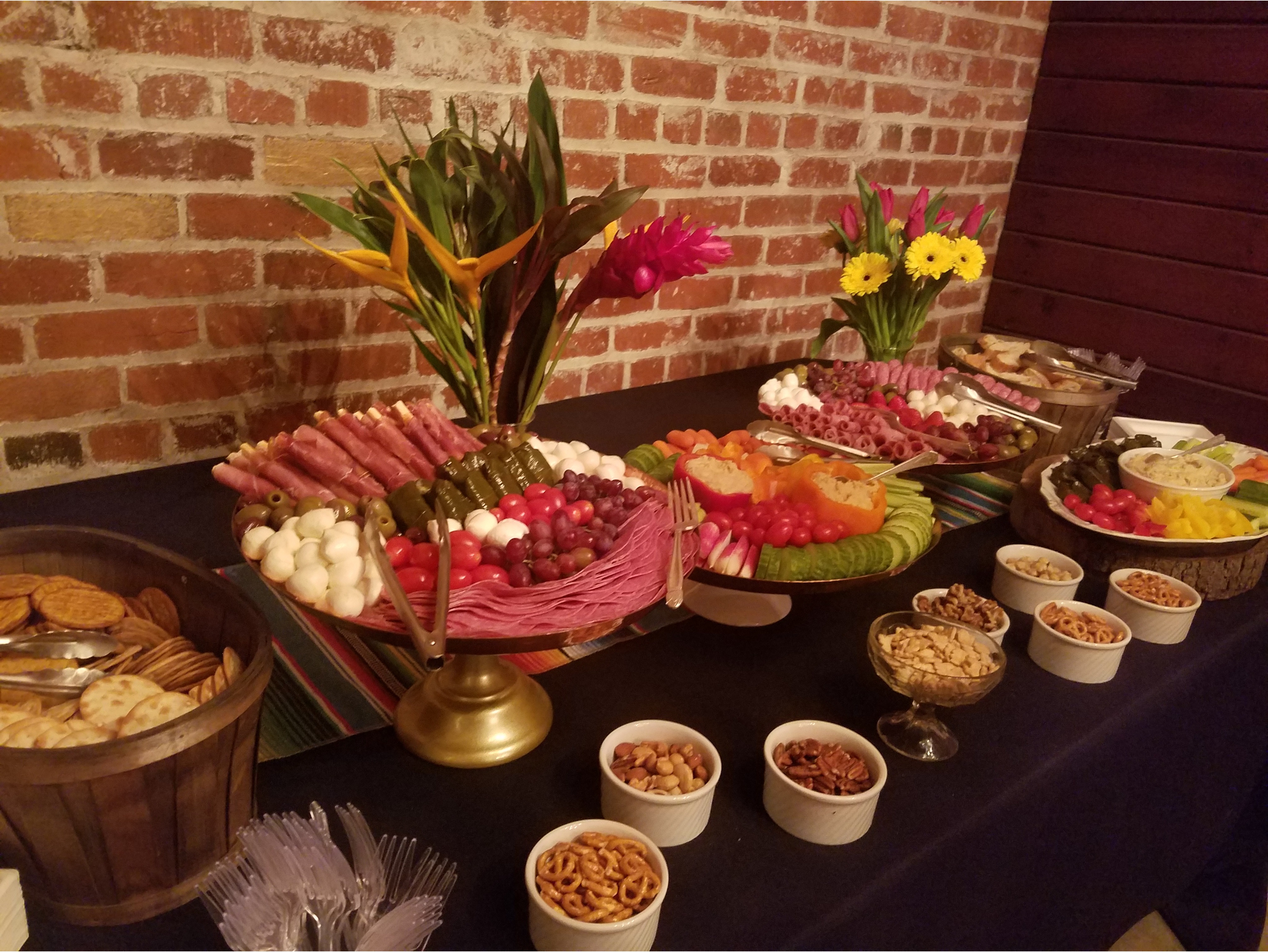 Fabulous food spread from one of Acme's private events