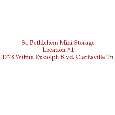 St. Bethlehem Mini-Storage - Clarksville, TN 37040 - (931)647-3948 | ShowMeLocal.com
