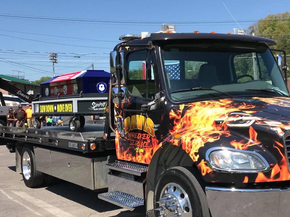 Davis Service and Towing Center | Knoxville, TN | (865) 247-6870 | 24 Hour Towing Service | Light Duty Towing | Medium Duty Towing | Flatbed Towing | Wrecker Towing | Box Truck Towing | Dually Towing | Motorcycle Towing | Auto Transports | Classic Car Towing | Luxury Car Towing | Sports Car Towing | Exotic Car Towing | Long Distance Towing | Tipsy Towing | Junk Car Removal | Winching & Extraction | Accident Recovery | Accident Cleanup | Equipment Transportation | Moving Forklifts | Scissor Lifts Movers | Boom Lifts Movers | Bull Dozers Movers | Excavators Movers | Compressors Movers | Wide Loads Transportation | Roadside Assistance | Lockouts | Fuel Delivery | Fluid Delivery | Jump Starts | Tire Changes