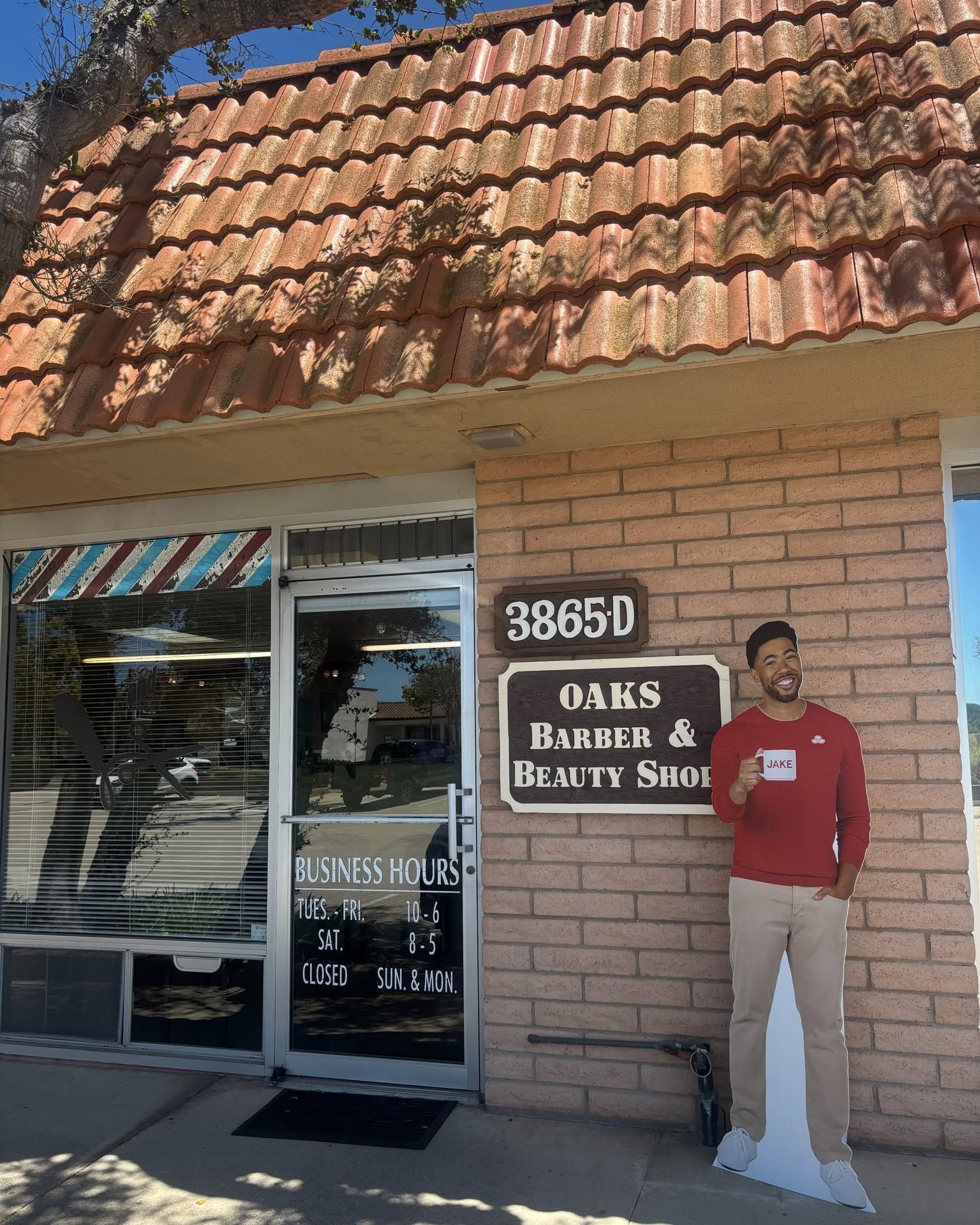 This week's WhereIsJakeWednesday highlights another GoodNeighbor, Cynthia Wiley, owner of Oaks Barber & Beauty Shop in Lompoc! With 41 years of experience, Cynthia offers cuts, braids, extensions, chemical services, and natural hair care.