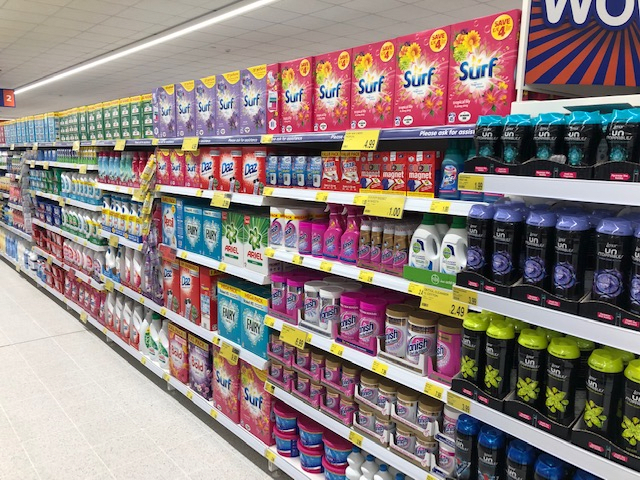 B&M's brand new store in Hoyland stocks a huge range of cleaning products, from he biggest brands like Daz, Ariel, Comfort, Fairy and many more.