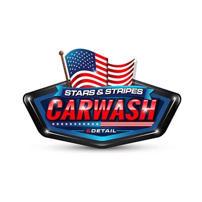 Stars & Stripes Carwash & Detail Logo
