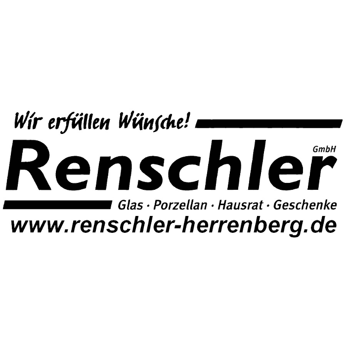 Kundenlogo Renschler GmbH - Hausrat Glas Porzellan Geschenke