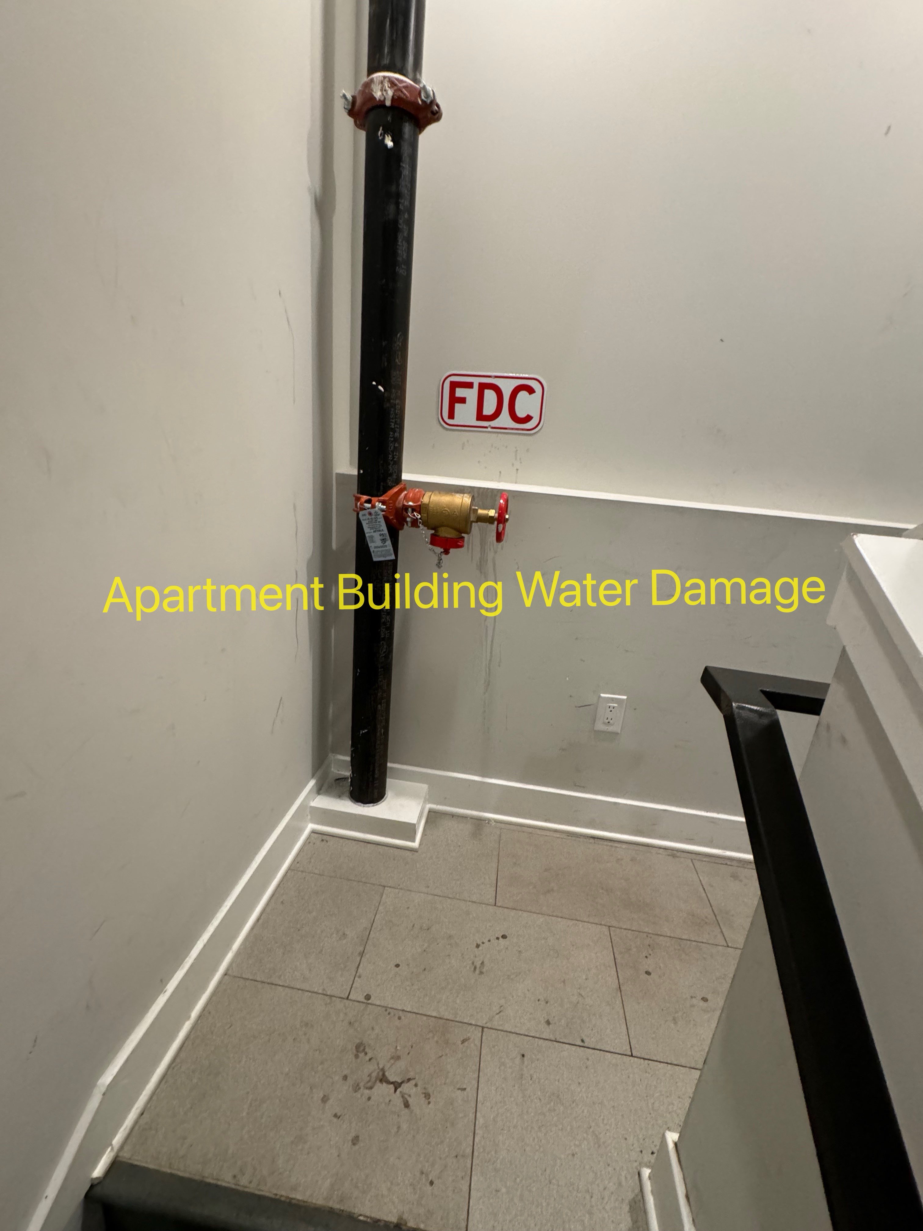 Water damage to apartment complex covered