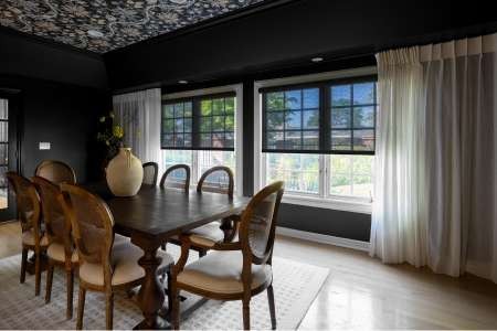 Elevate the ambiance of your home with our exquisite Solar Shades and Drapery collection, designed to seamlessly blend style and functionality. Our solar shades offer a sleek, modern solution for controlling light and reducing glare while preserving your view of the outside world. Crafted from high-
