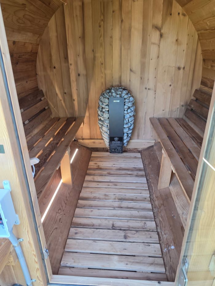 Sauna setup and installation