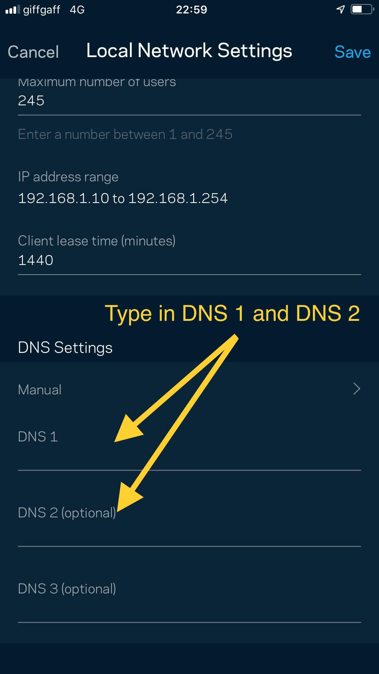 DNS sections 1 and 2