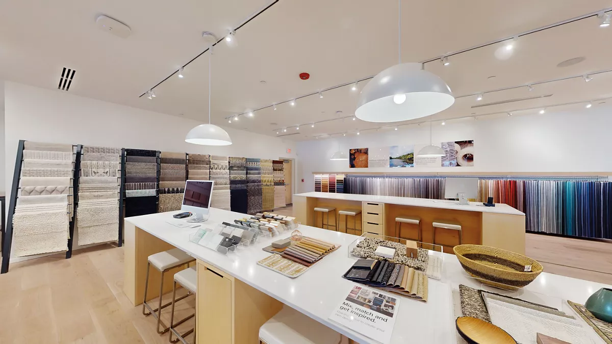 Room & Board Paramus interior, design center