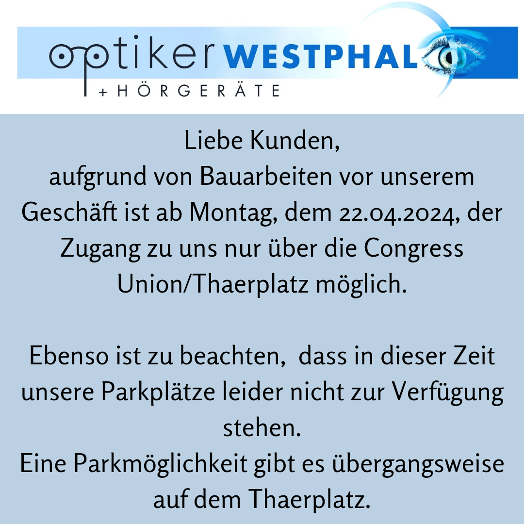 Optiker Westphal + Hörgeräte, Hannoversche Str. 2 in Celle