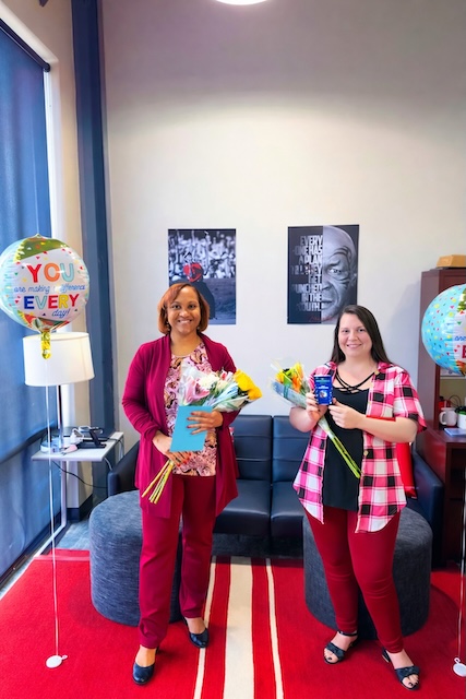 Celebrating two amazing team members' work anniversaries!