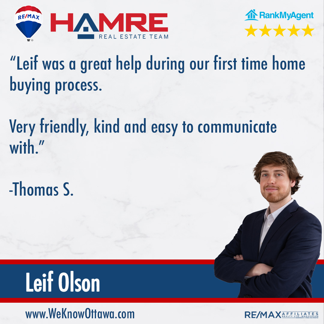 Images Leif Olson - Ottawa Real Estate Agent - Hamre Team RE/MAX Affiliates