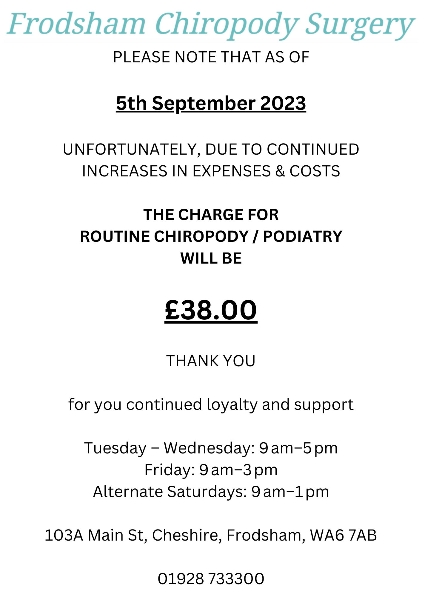 Images Frodsham Chiropody & Podiatry Clinic
