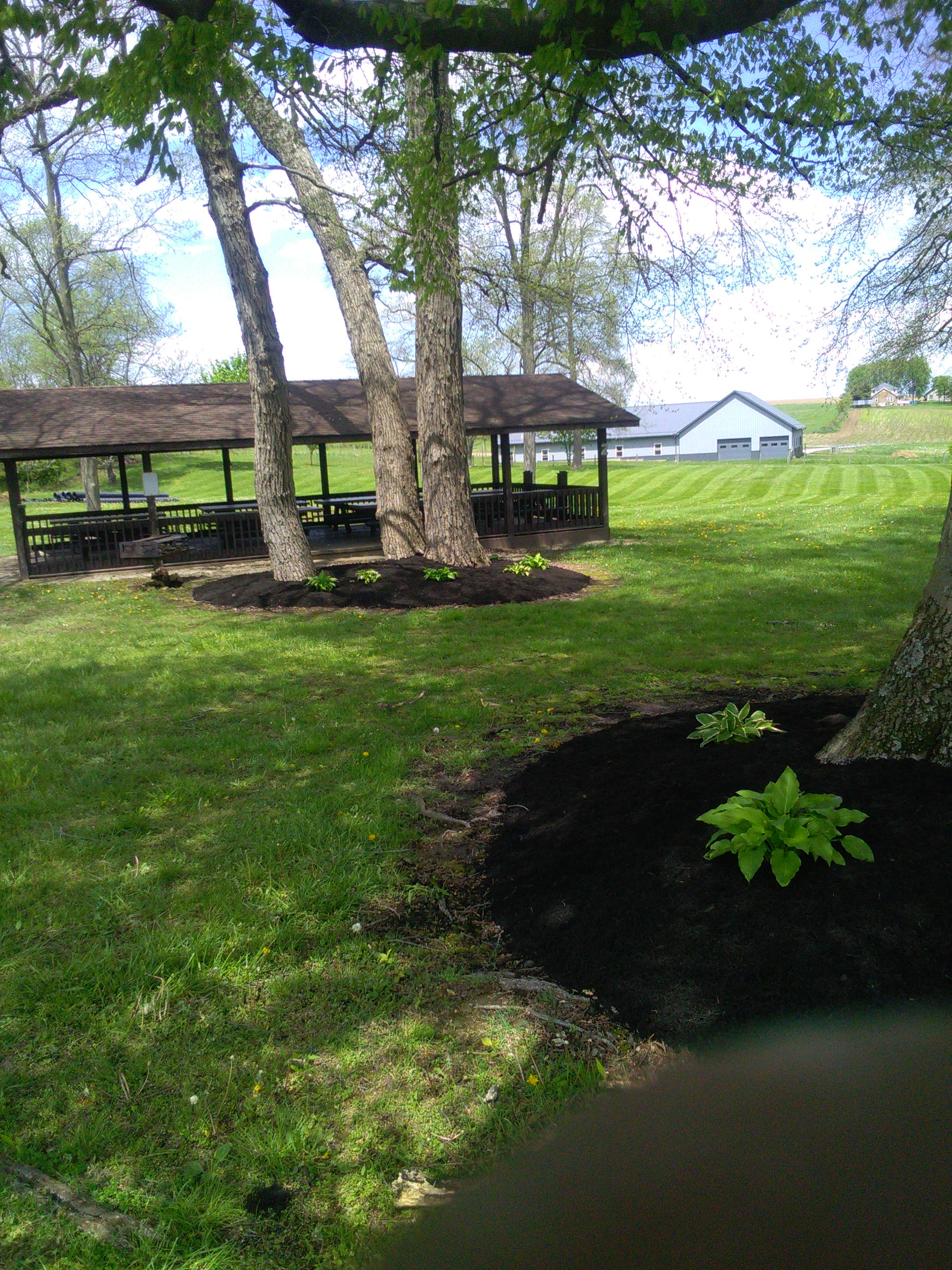 Working with fellow family-owned business, Kaufman Mulch in Millersburg, allows Steven to offer a wide selection and trusted quality. He guides homeowners and business owners to select the color and shred to best complement any building.