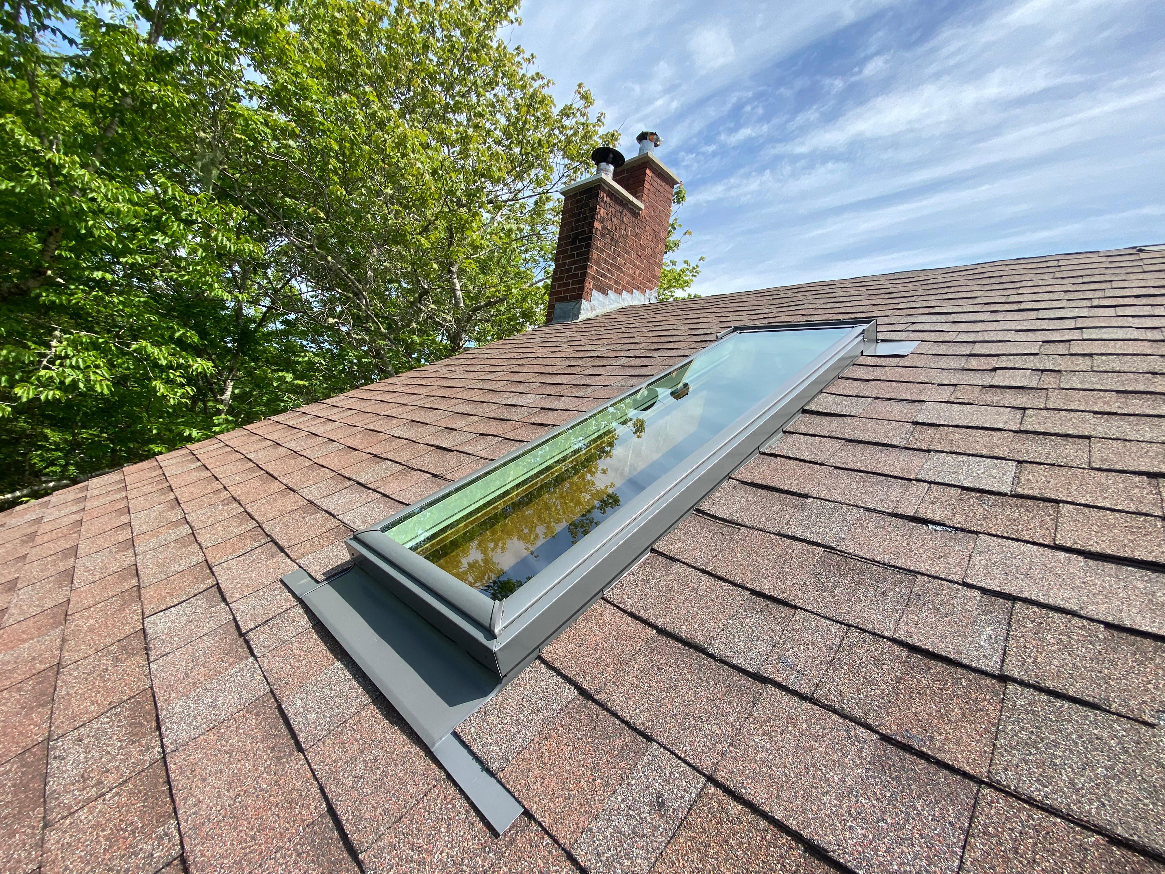VELUX skylight install Roofworks Roofing & Solar Bedford (902)219-1535