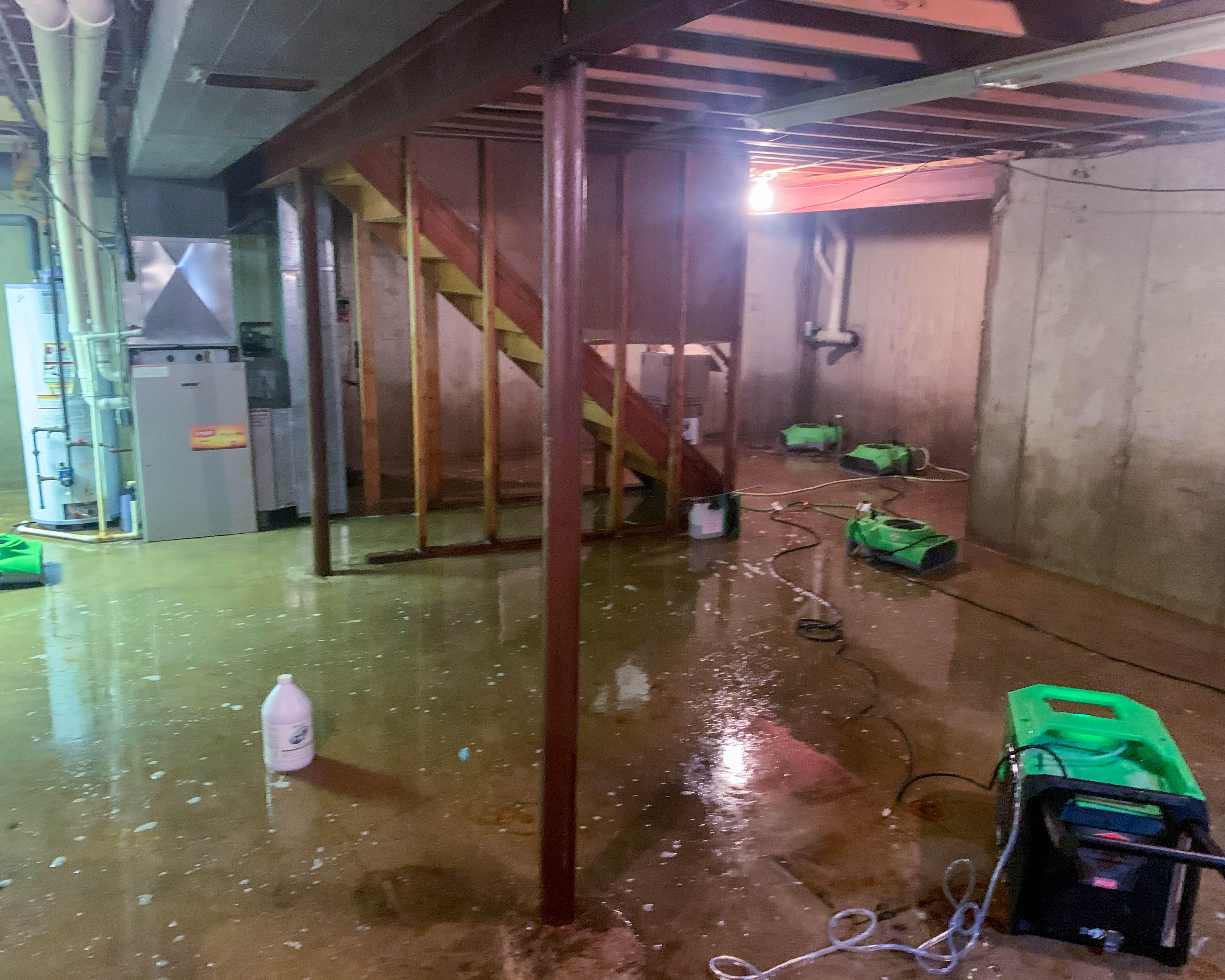 SERVPRO technicians are trained to handle all types of water damage situations, including flooded basements. We're available 24/7 to respond quickly and work directly with you to restore your property after a flood.