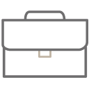A briefcase icon.