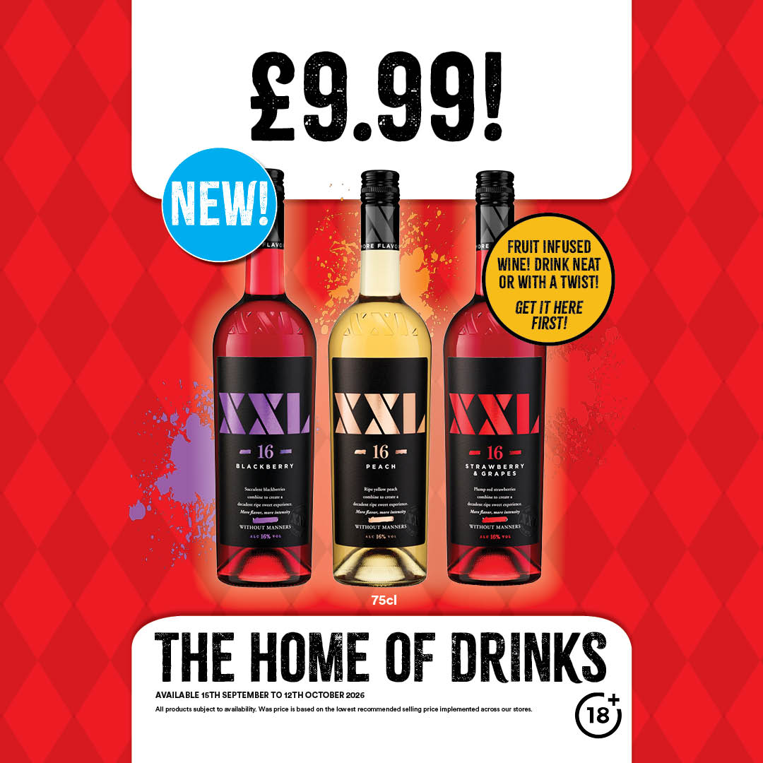 &pound;9.99 on New wines XXL Wines flavours