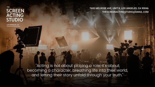 Images Aaron Speiser - The Screen Acting Studio