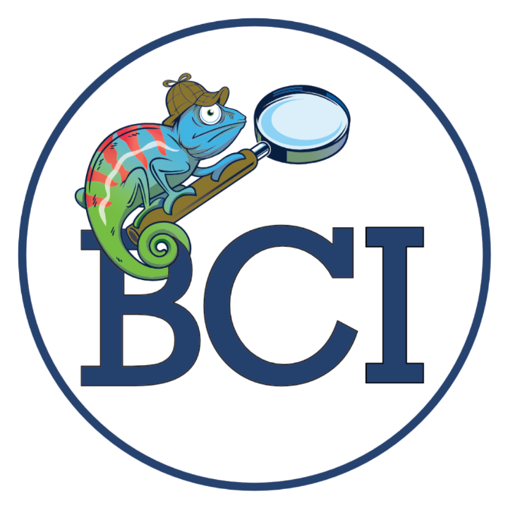 Blue Chameleon Investigations Logo