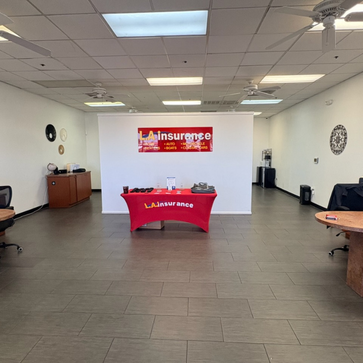 Interior of the L.A. Insurance Agency located at 4105 North 51st Ave. in AZ 