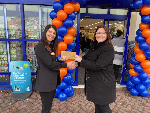 Store staff at B&M's new store in Stechford, Birmingham were delighted to welcome representatives from Help Harry Help Others, the store's chosen charity for opening day. The charity received £250 worth of B&M vouchers for taking part in B&M's special day