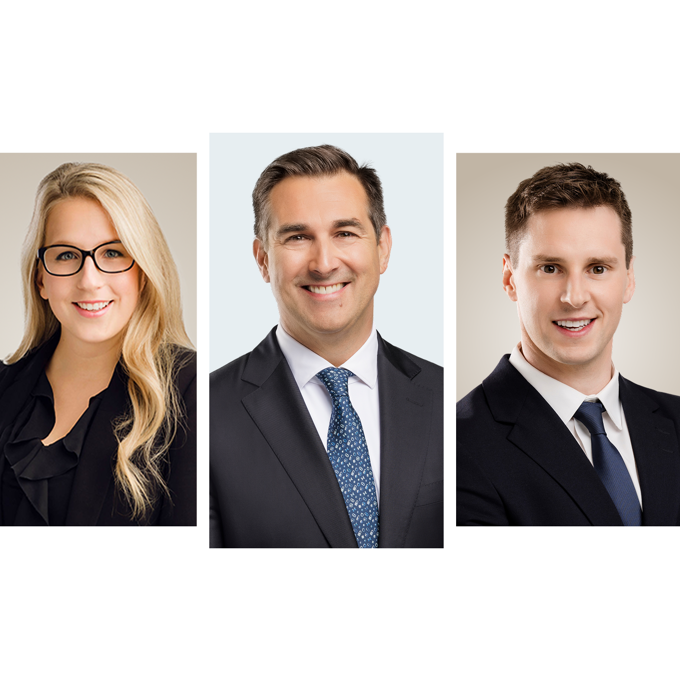 Natalia Testaguzza, Charles DeBlois et Thomas Girard.