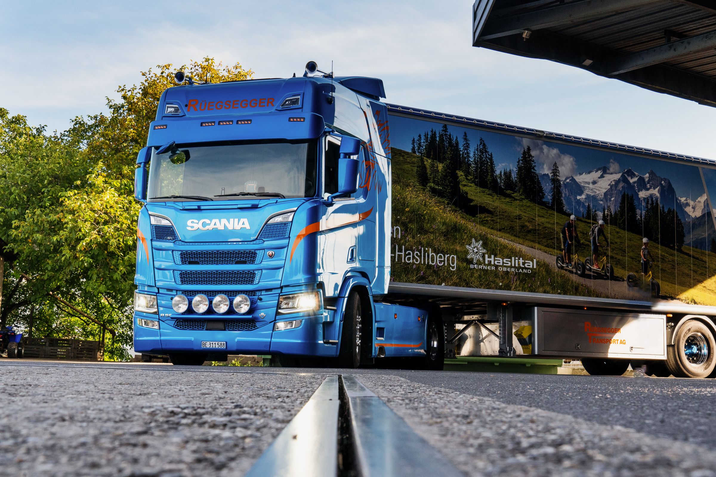 Bilder Rüegsegger Transport AG Ch. + J. Rüegsegger