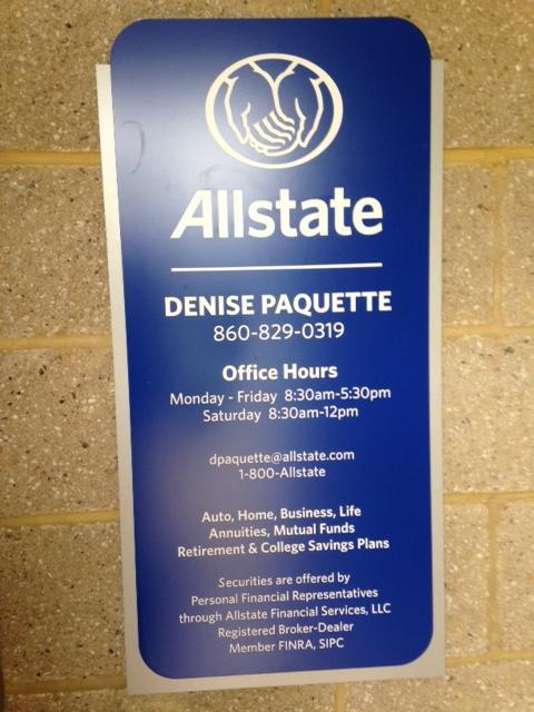 Images Denise M. Paquette: Allstate Insurance