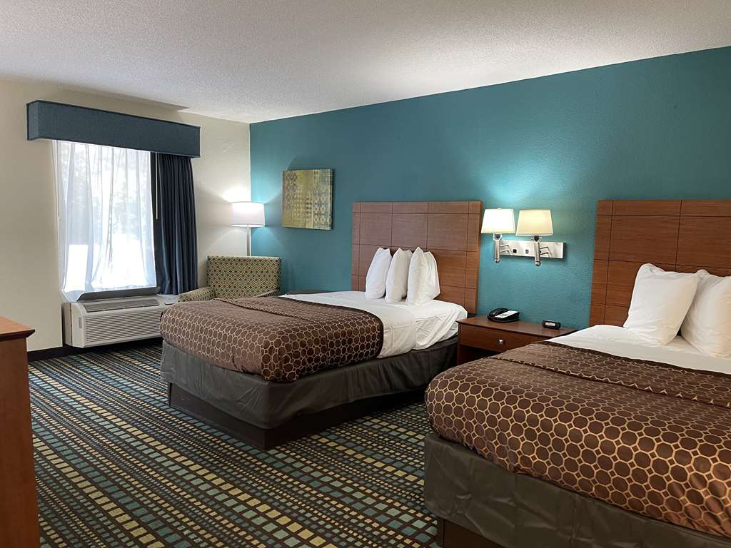TWO DOUBLE BEDS