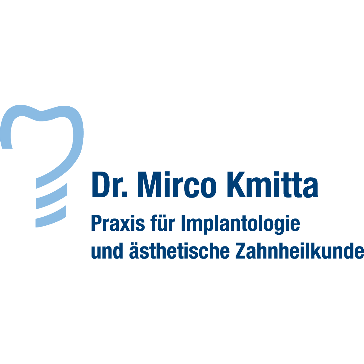 Logo Praxis für Implantologie und ästhetische Zahnheilkunde Dr. Mirco Kmitta