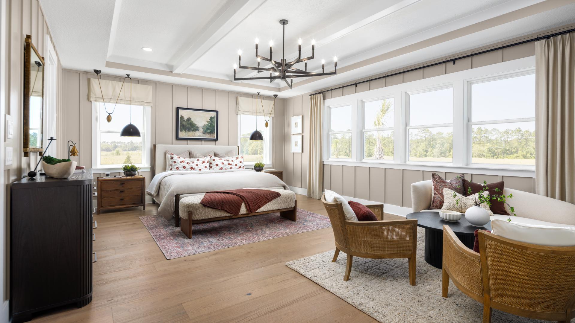 Retreat-like primary bedrooms 