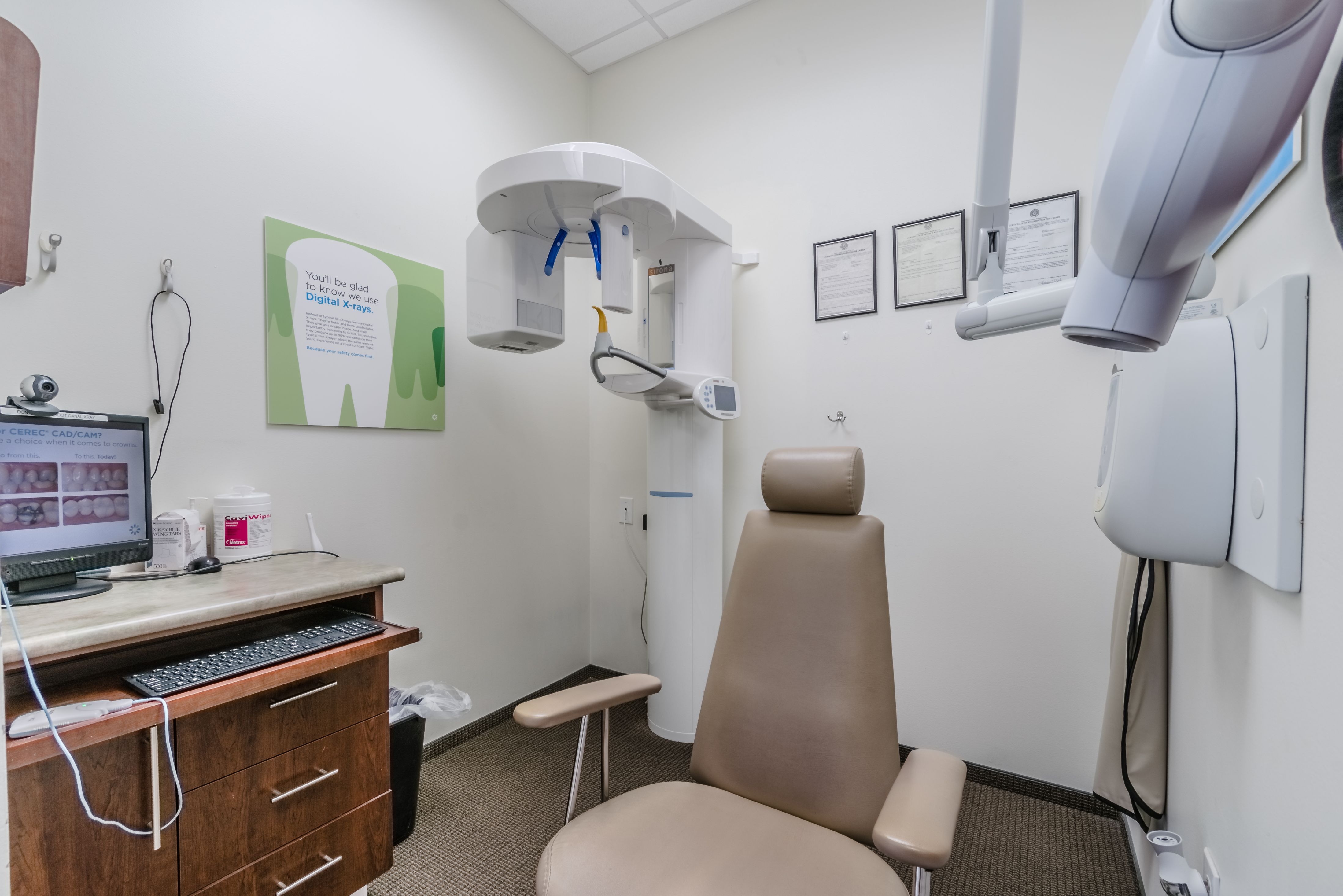 Digital X-rays offer a huge advantage in early detection and preventive services. Preston Modern Dentistry Dallas (972)661-2766