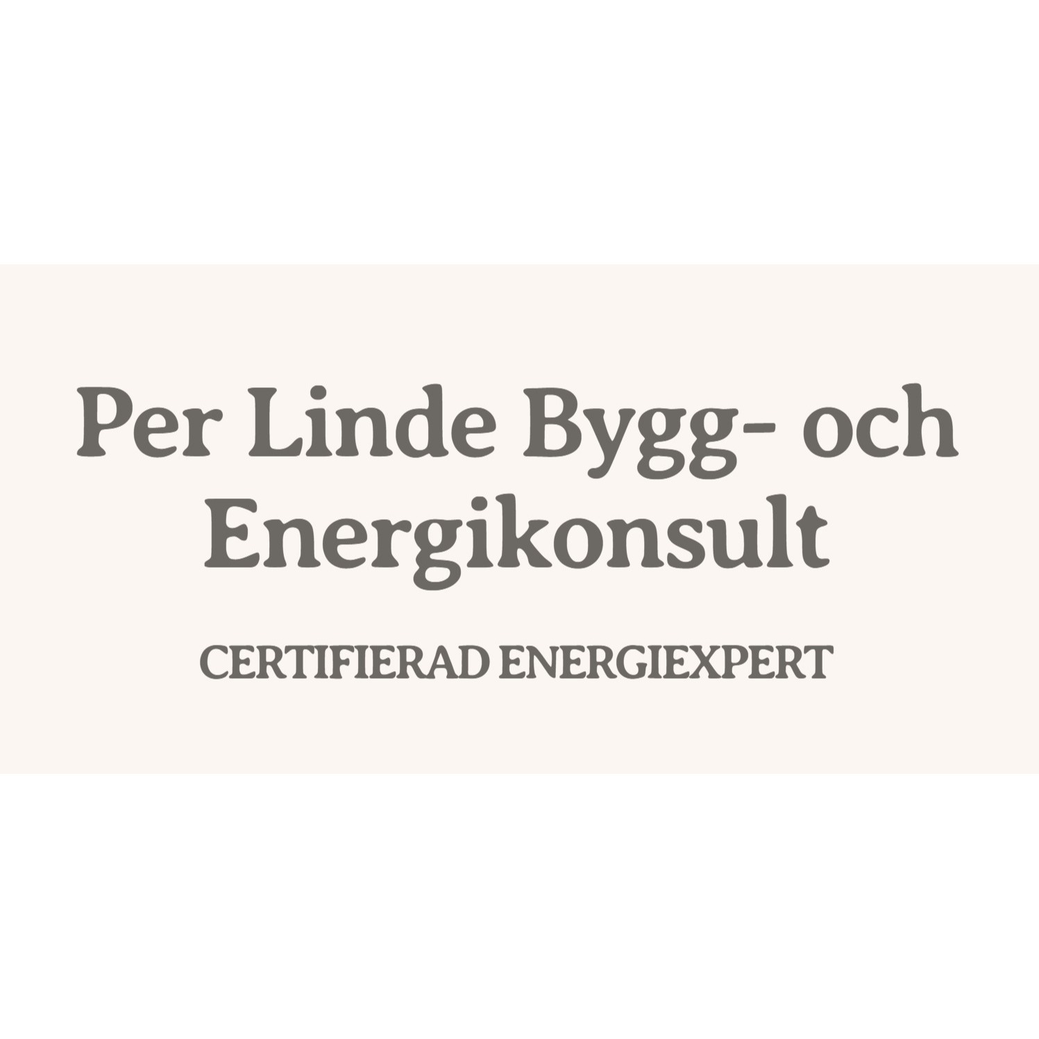 Per Linde Bygg- O Energikonsult Logo