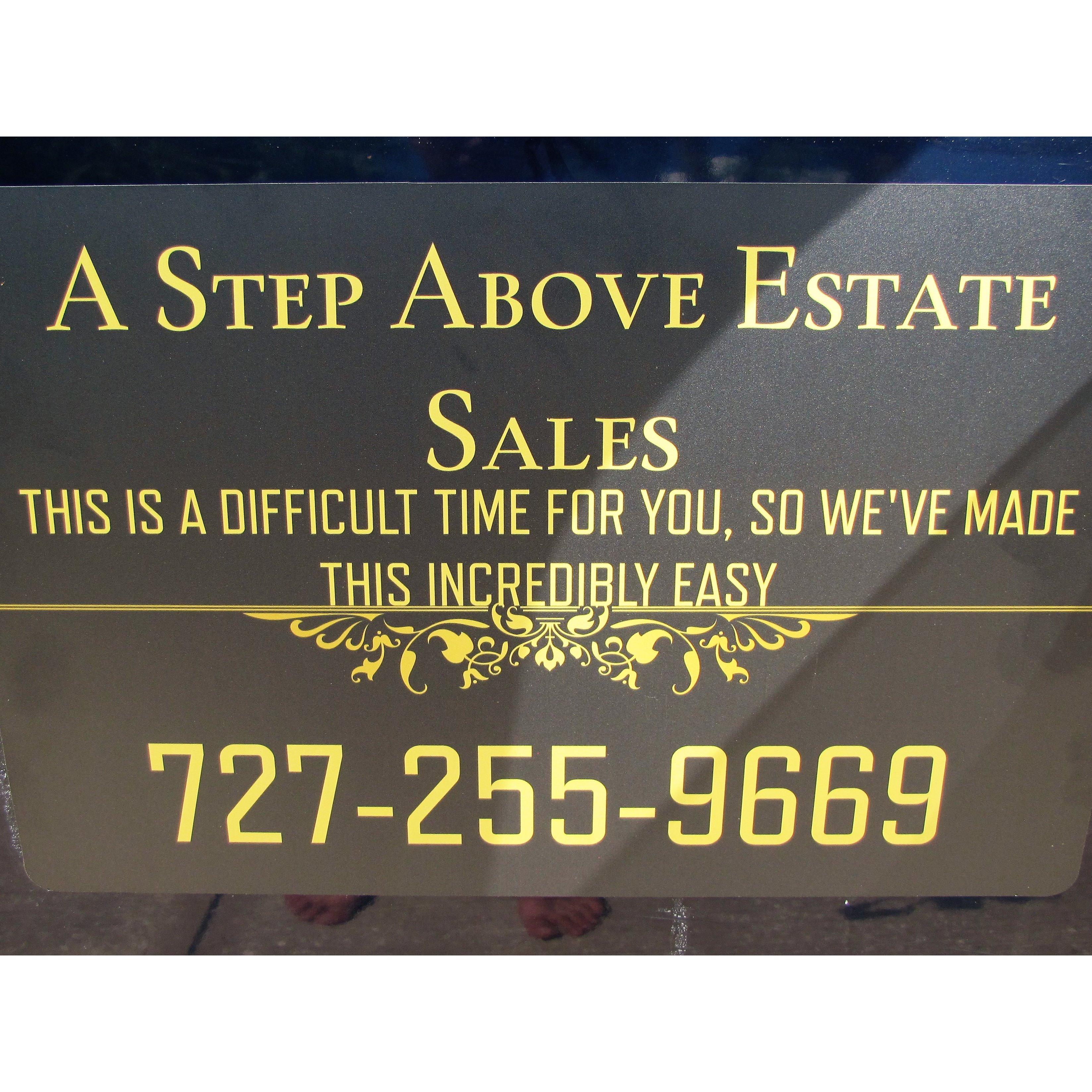 Step Above Estate Sales Logo