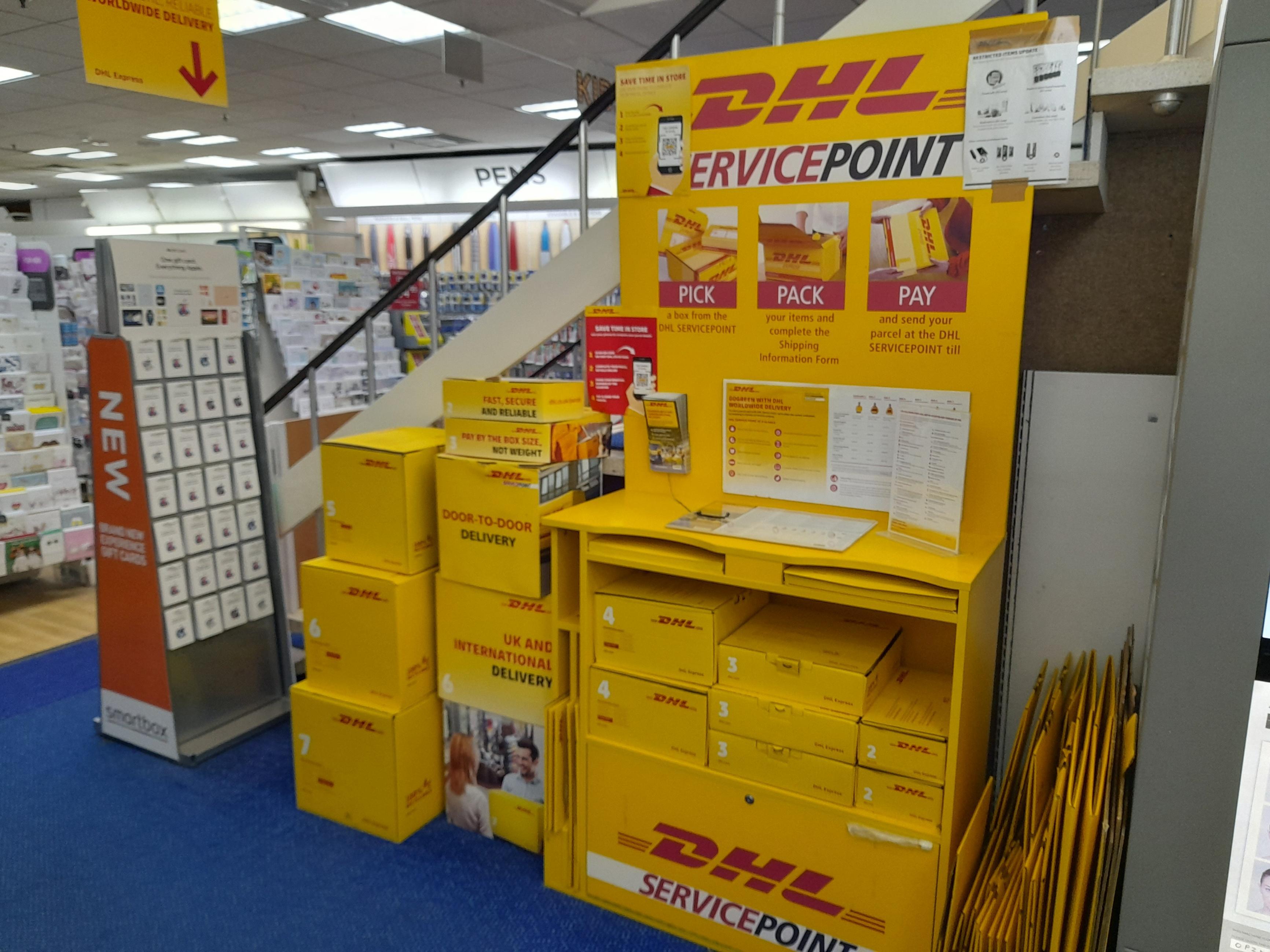 Images DHL Express Service Point (WHSmith Newport Gwent)