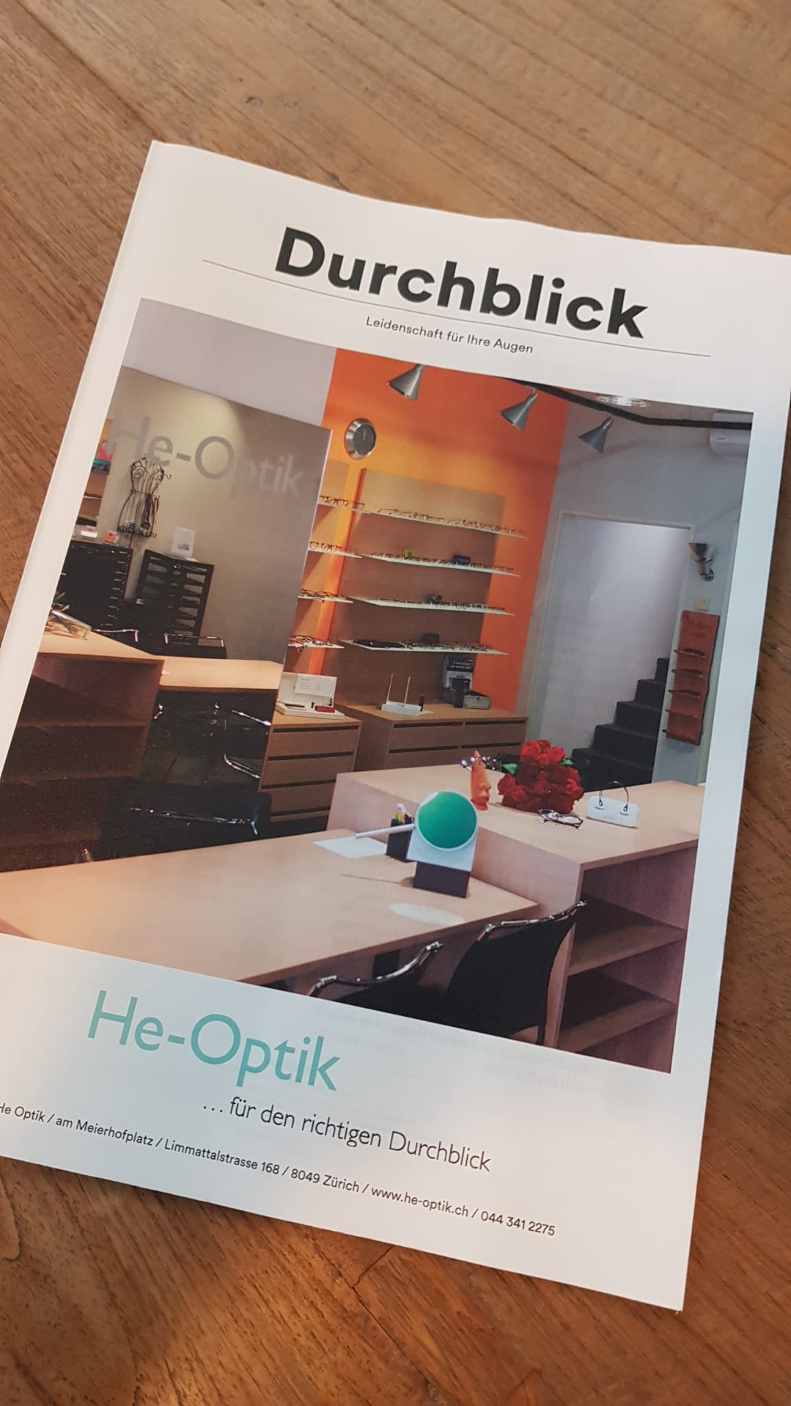 He-Optik GmbH, Limmattalstrasse 168 in Zürich