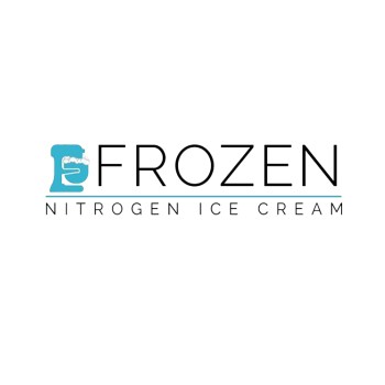 Frozen Nitrogen Ice Cream Logo