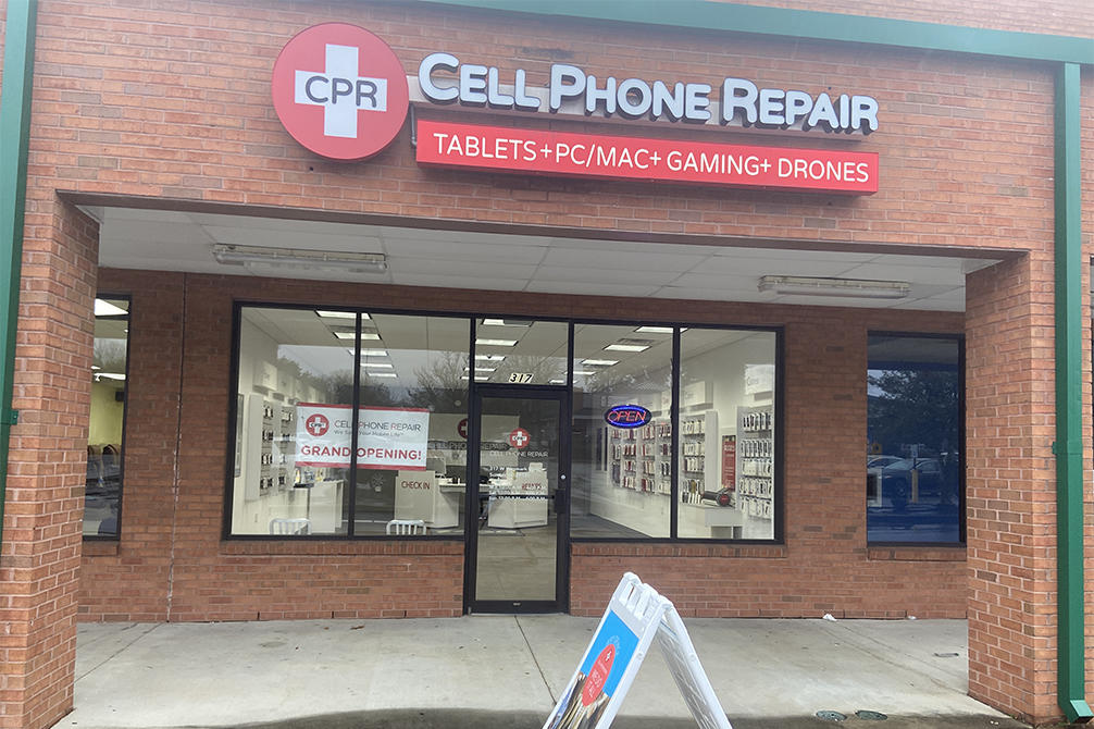 Storefront of CPR Cell Phone Repair Sumter SC