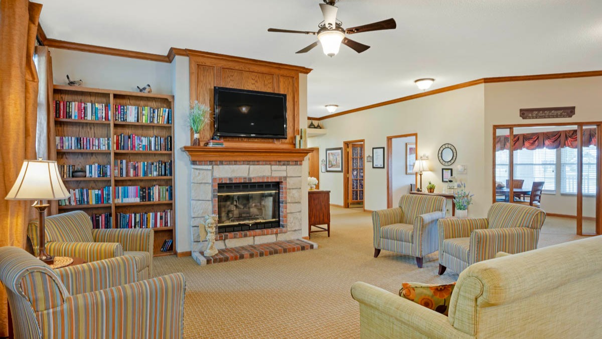 Brookdale Valparaiso Assisted Living Community Living Room