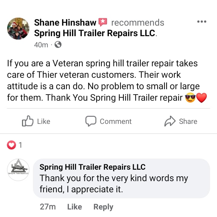 Images Spring Hill Trailer and Equipment Repairs LLC