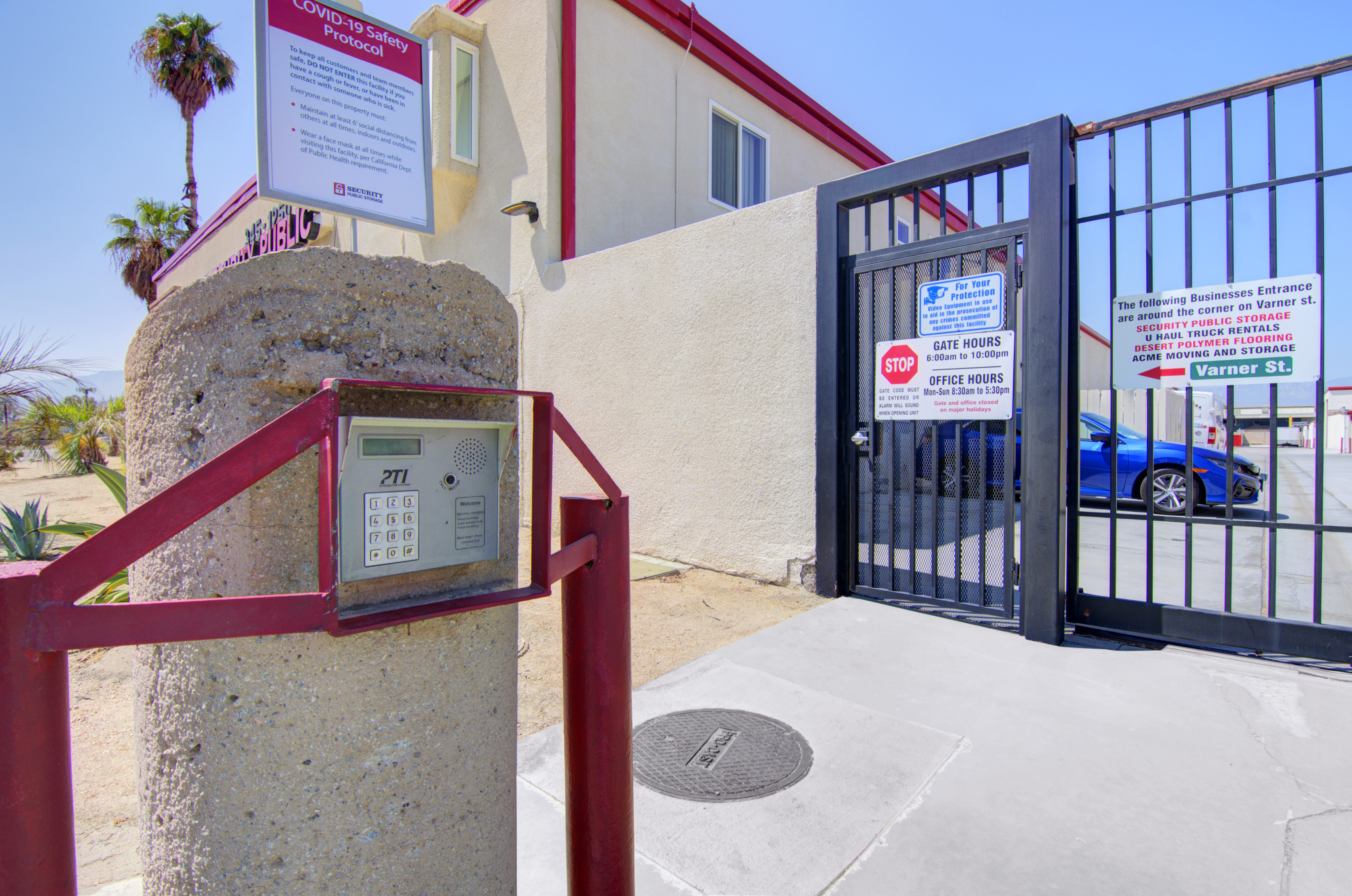 Secure Storage in Palm Desert, CA.