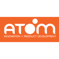 ATOM Innovations + Product Development Logo
