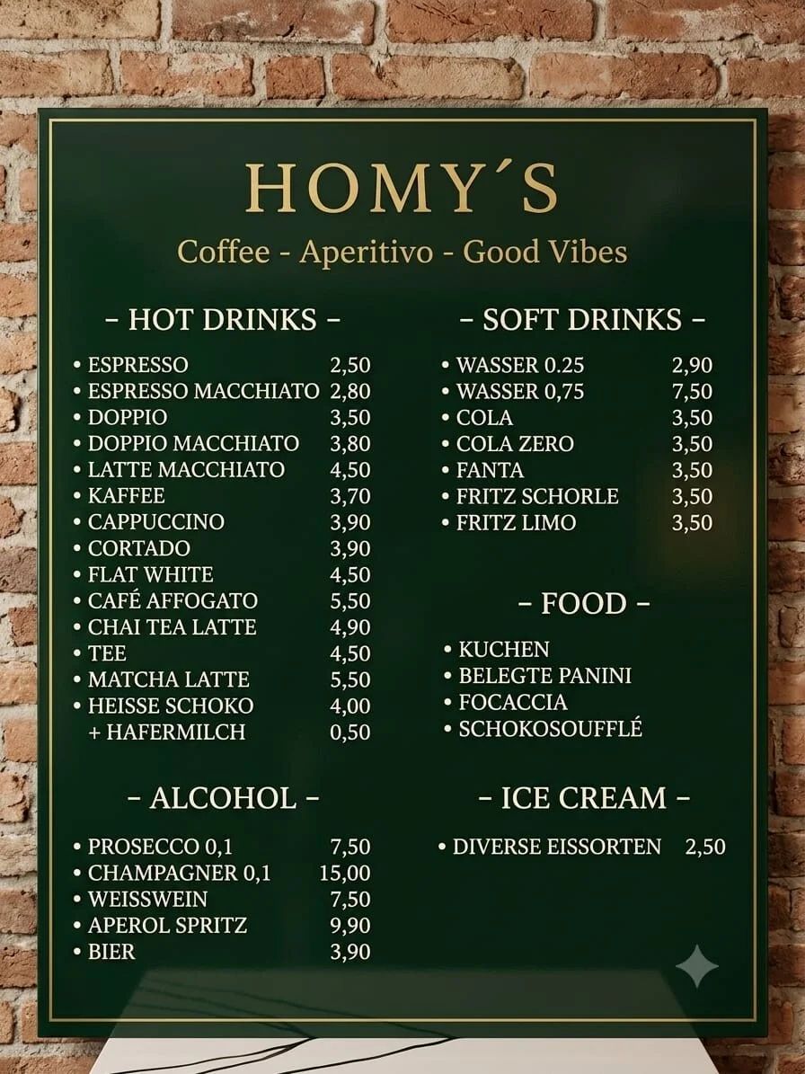 Café Homy´s, Bockenheimer Landstraße 43 in Frankfurt am Main